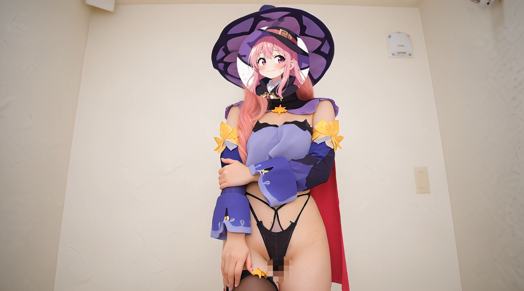 顔出しNGだけどエッチな撮影はOKなレイヤーさん【AI生成動画】